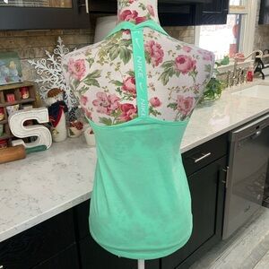 Nike Elastika Dri- Fit Racerback Tank Women’s XS Green Athletic Workout Run